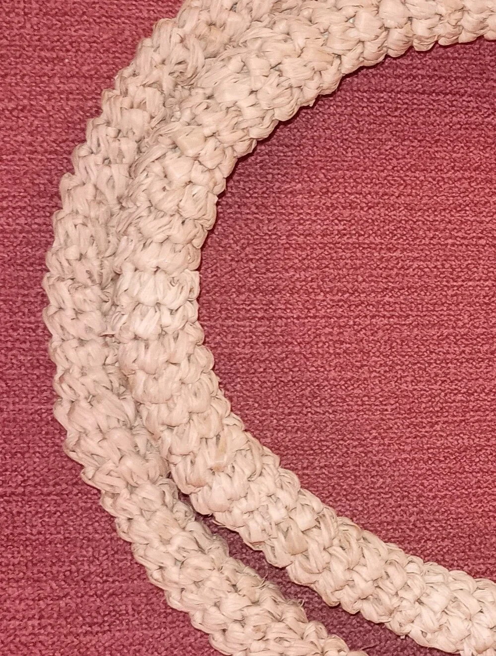 Loeffler Randall Cyrus Natural Ruffle Top Raffia Shoulder Tote Bag  New With Tag - Picture 4 of 11